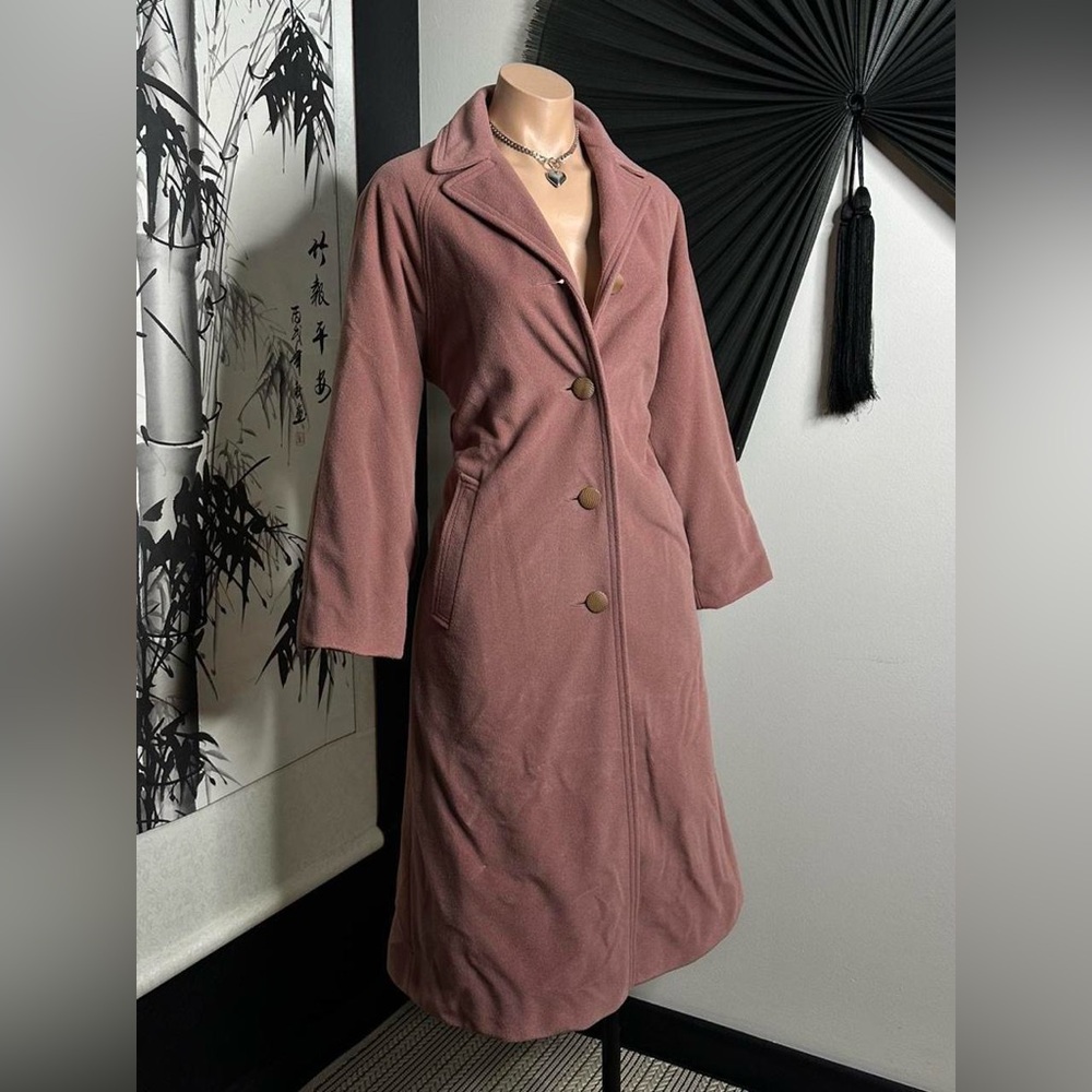 Vintage Pink Cashmere Coat